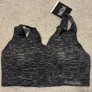 Victoria Sport Black and White Sports Bra